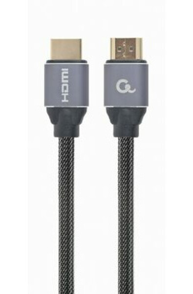 Gembird CCBP-HDMI-3M Premium kábel HDMI-M - HDMI-M 3m šedá/ tienený / pozlátené kontakty (CCBP-HDMI-3M)