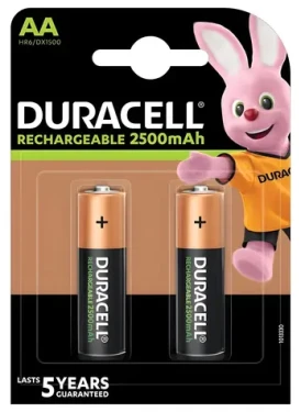 Duracell StayCharged HR06 / Nabíjacia batéria / AA / 2400 mAh / 1,2 V / 2 ks (056978)