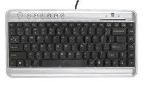 A4Tech KL-5UP / Klávesnica k notebooku / USB / CZ / Čierna (KL-5UP)