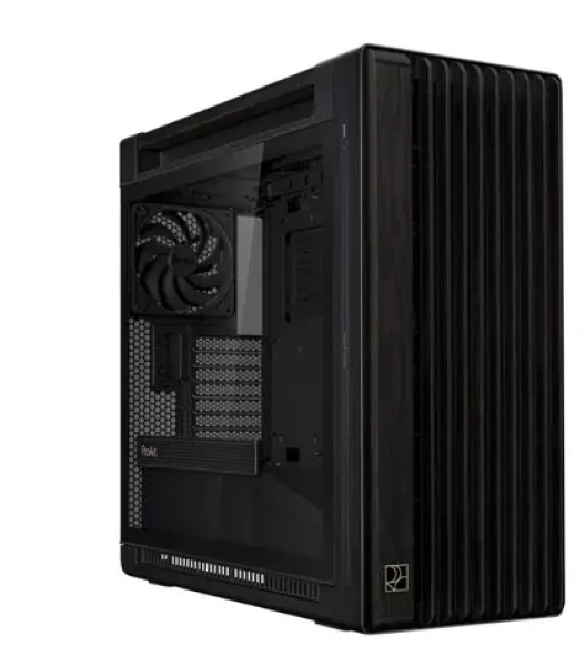 Asus PROART PA602 WOOD TG PWM čierna / E-ATX / 2x 200mm / 1x 140mm / bez zdroja / priehľadná bočnica (90DC00J0-B09010)