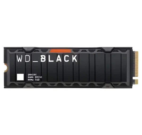 WD Black SN850X 1TB chladič / M.2 SSD 2280 / PCIe Gen4 x4 / TLC / čítanie: 7300 MBps / zápis: 6300 MBps / 5y (WDBB9H0010BNC-WRSN)