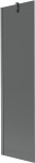 MEXEN/S - Next vaňová zástena FIX 50 x 150, grafit, grafit kartáčovaná 895-050-000-00-40-66