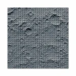 BRIXIES PLUS 225.004 Dizajnová podložka na stavanie - mesačná krajina 25,5 x 25,5 cm