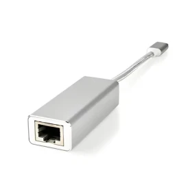 Nedis adaptér USB-C - RJ45 strieborná / Adaptér / USB 3.2 Gen 1 / 1 Gbps / 0,20 m (CCTB64950AL02)