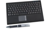 Keysonic ACK-540U+ (US) čierna / Mini klávesnica / Touchpad / USB (12862)
