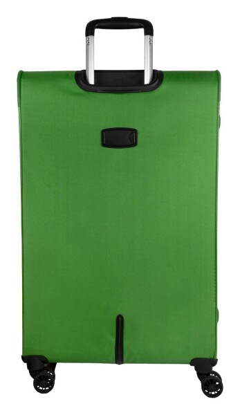 Veľký textilný kufor na kolieskach Skyline Orlando 4w L Green