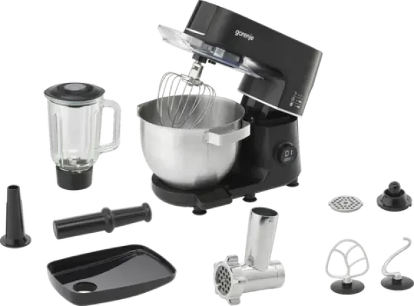 Gorenje MMC1000SCB čierna / Kuchynský robot / 1000 W / 6 l / 12 rýchlostí / vstavaná váha (MMC1000SCB)