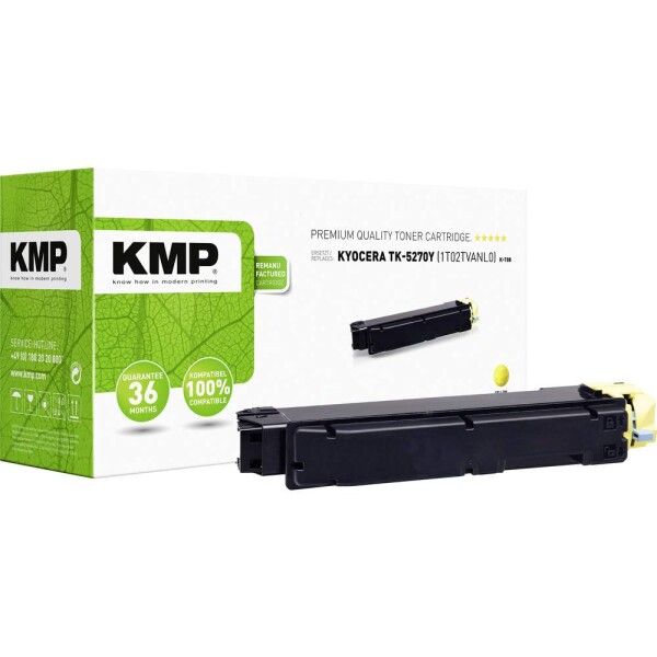 KMP K-T88 toner náhradný Kyocera 1T02TVANL0, TK-5270Y žltá 6000 Seiten kompatibilná náplň do tlačiarne; 2923,0009