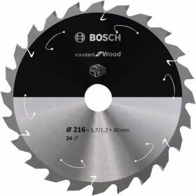 Bosch Accessories Bosch 2608837721 tvrdokovový pílový kotúč 216 x 30 mm Počet zubov (na palec): 24 1 ks; 2608837721