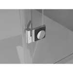 MEXEN/S - Mist-F sprchovací kút skladacie dvere pravá 90 x 80, transparent, chróm 8A6T-090-080-01-00-P