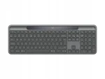 Logitech Slim Solar+ for Business grafitová / Bezdrôtová klávesnica / US INT'L layout / 2.4 GHz / Bluetooth (920-013779)
