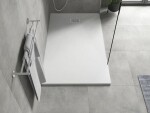 MEXEN/S - Hugo sprchová vanička SMC 140x70, biela, krytka nerez 42107014-X