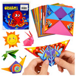 Mamido Kreatívna sada origami 100 farebných listov