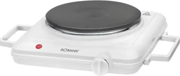Bomann EKP 5027 CB biela / Elektrický jednoplatničkový varič / 1500 W / 180 mm (650270)