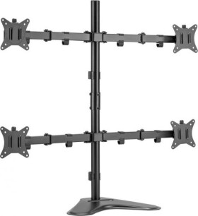 Equip Tischfuß 17"-32"/ 4TFT je 9kg 360° sw