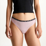 Dámske tangá Micro 1996 2Pack QD5035E-C4U - Calvin Klein L