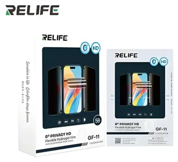 Relife GF-11 HD / Privátna hydrogélová fólia / TPU / 50 ks / pre smartfóny (57983130031)