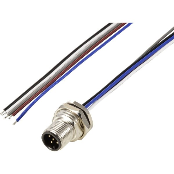TRU COMPONENTS Vestavná zástrčka pre čidlo/aktuátor, TC-12833192, piny: 5, 0.5 m, 1 ks; TC-12833192