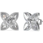 Guess Nežné oceľové náušnice s čírymi zirkónmi Studs Party JUBE02150JWRHT/U