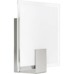 Brilliant Sonian 90324/13 nástenné svetlo E14 40 W LED nerezová oceľ, biela; 90324/13