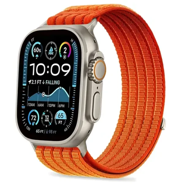 Tech-Protect Nylon Sport Band 44/45/46/49 mm oranžová / Remienok / Apple Watch / nylonový