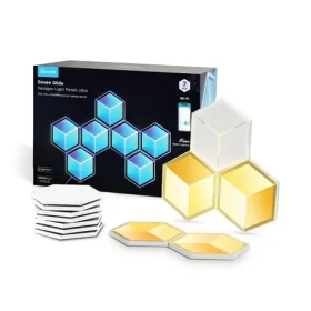 Govee Glide Hexagon biela 7ks / dekoratívne LED osvetlenie / Bluetooth / WiFi / RGBIC (H606AC81)