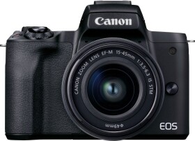 Canon Canon EOS M50 Mark II + EF-M 15-45mm IS STM, 24.1 MP, 6000 x 4000 pixels, CMOS, 4K Ultra HD, Touchscreen, Black