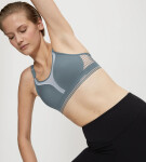 TRIACTION EXTREME LITE - ľahká športová podprsenka bez výstelky s LYCRA® Triumph GREY 70B