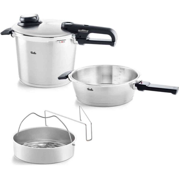 Tlakový hrniec Vitavit Premium 6l a 2,5l tlaková panva - Fissler - Fissler