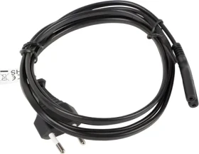 Lanberg Napájací kábel IEC320-C7 / Napájací kábel / 3 m (CA-C7CA-10CC-0030-BK)