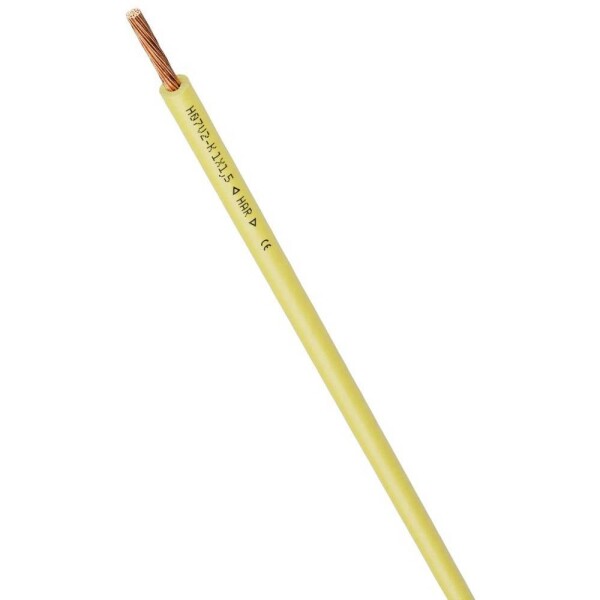 LAPP 4519111/100 jeden drôt, 1 x 1.5 mm², žltá, 100 m; 4519111/100