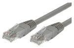 UTP patch kábel RJ45 1m šedý, balenie 10 ks / Patch kábel / UTP / Cat.5e (AKTBXKS5U100G10)