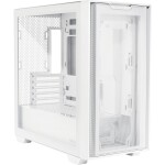 Asus Case A21 biela / mITX / mATX / bez zdroja / GPU 380mm / 2x USB / Priehľadná bočnica (90DC00H3-B09000)