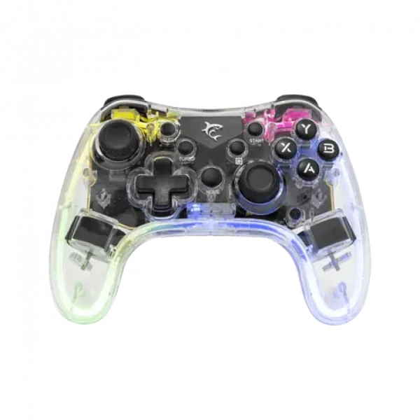 White Shark GPW-8039 LEGION transparentný / Bezdrôtový gamepad / PS3 PS4 PC Android iOS (GPW-8039 LEGION)