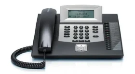 Auerswald Comfortel 1600 čierna / ISDN telefón / Dotykový LCD displej / Handsfree / 1600 kontaktov (90114)