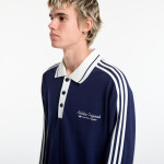 Tričko adidas Polo Ls M Night Indigo/ Off White S