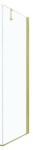 MEXEN - Bočná stena pre-Roma, Lima 90x190 cm 6mm zlatá, transparent 850-090-000-50-00