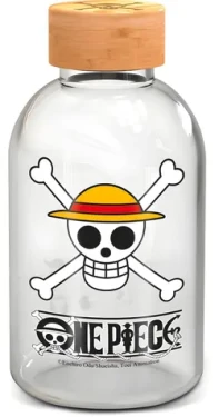 STOR Sklenená fľaša One Piece 620 ml / Fľaša na pitie / Borosilikátové sklo / Skrutkovateľný uzáver (ST551EPM)
