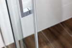 Sprchovací kút štvrťkruh 90x90 cm SAT TEX SIKOTEXS90CRS SIKOTEXS90CRS