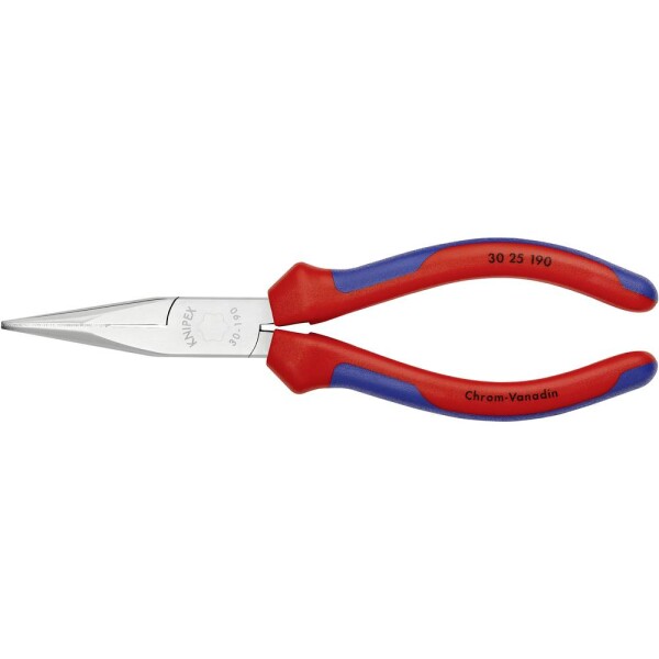 Knipex 30 25 190 dielňa ploché ihlové kliešte rovné 190 mm; 30 25 190