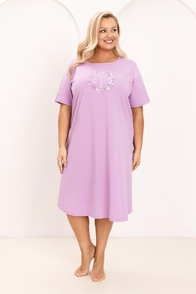 Dámska košeľa Regina 176 cr/r 2XL-4XL W26 fialová 4XL