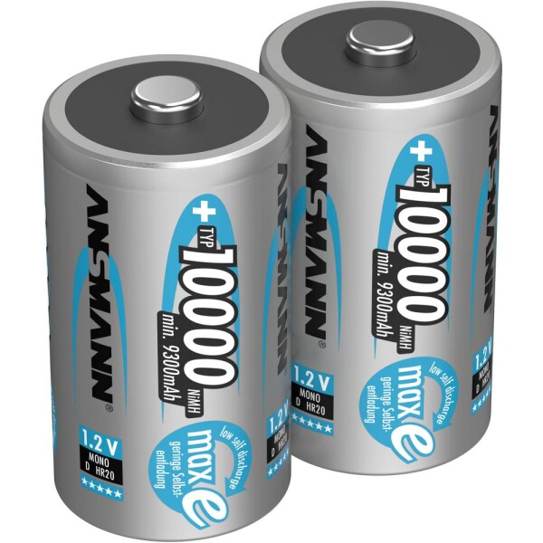 Ansmann maxE akumulátor typu D Ni-MH 10000 mAh 1.2 V 2 ks; 5030642