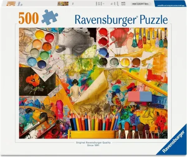 Ravensburger 120018452 Umelecký ateliér 500 dielikov