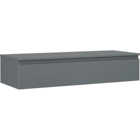 MEXEN/S - Orio kúpeľňová skrinka pod umývadlo 120 cm s doskou, 1 šuplík, grafit mat 91A10-12023-1-BFC66