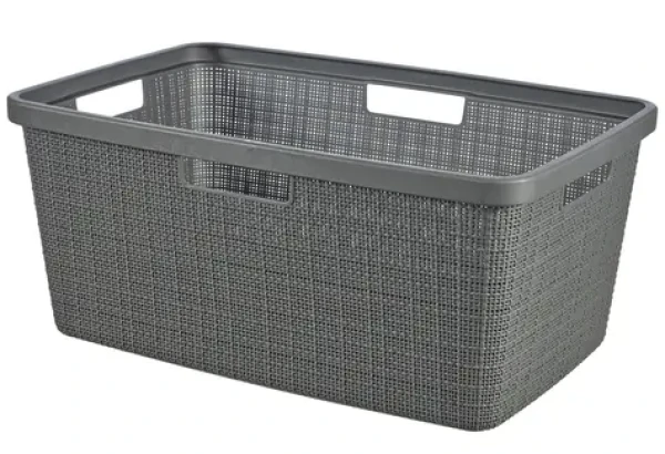 Curver Jute Kôš na bielizeň 46 l šedá (245981)