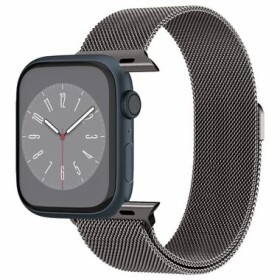 Spigen Metal Fit remienok pre Apple Watch 49mm/45mm/44mm/42mm čierna (AMP06925)