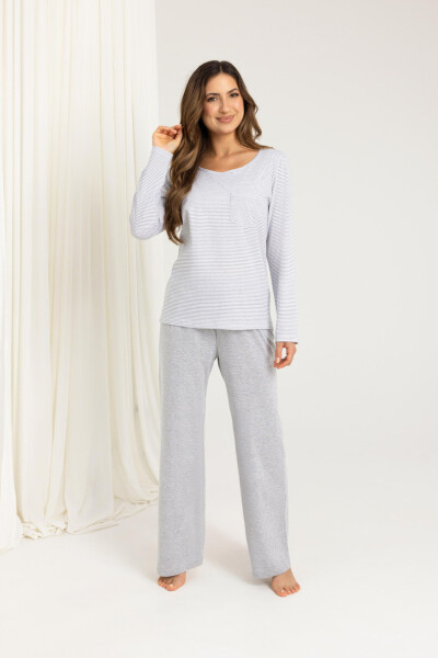 DÁMSKE PYŽAMO 715 BIG J/25 šedá 2XL