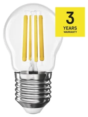 Emos Filament Mini Globe 5,9 W E27 teplá biela / LED žiarovka / náhrada za 60W / 806 lm / 2700K (1525743211)