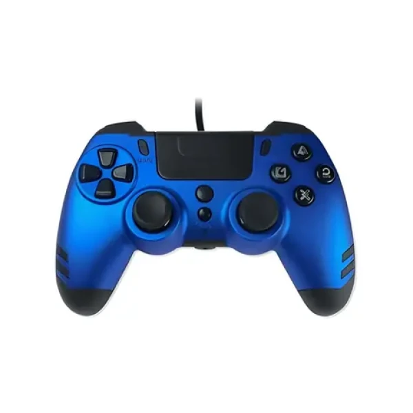 Lexip Drôtový ovládač modrá / Ovládač / PS4 / analógové joysticky / podsvietenie / výstup na slúchadlá (JVAMUL00150)