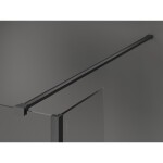 MEXEN/S - Kyoto Sprchová zástena WALK-IN 110 x 75 x 30, transparent, grafit kartáčovaná 800-110-075-221-66-00-030